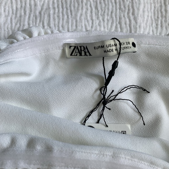 Zara Elegant White Blouse - Picture 3 of 3